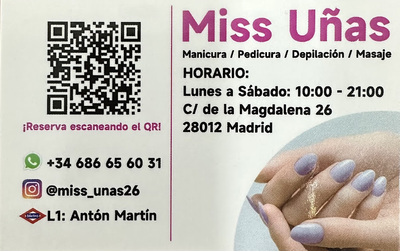 Miss Uñas Manicura, Pedicura Y Depilación