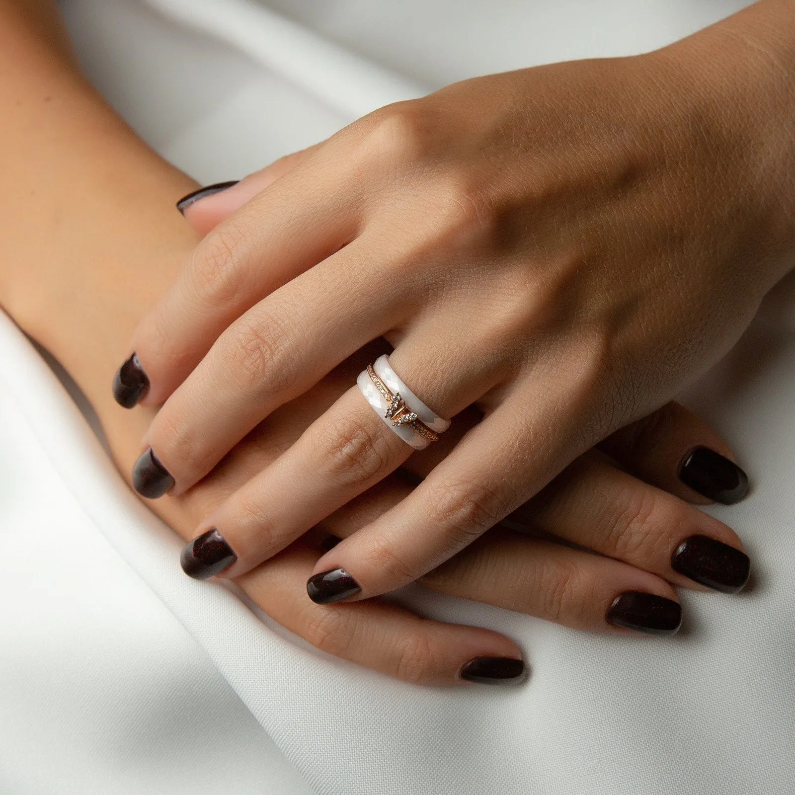 Detalle de manicura profesional